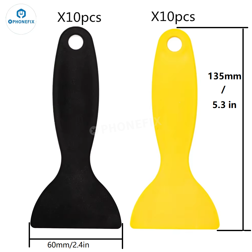 Print Removal Spatula - 10pcs 6cm 플라스틱 스크레이퍼 주걱 휴대