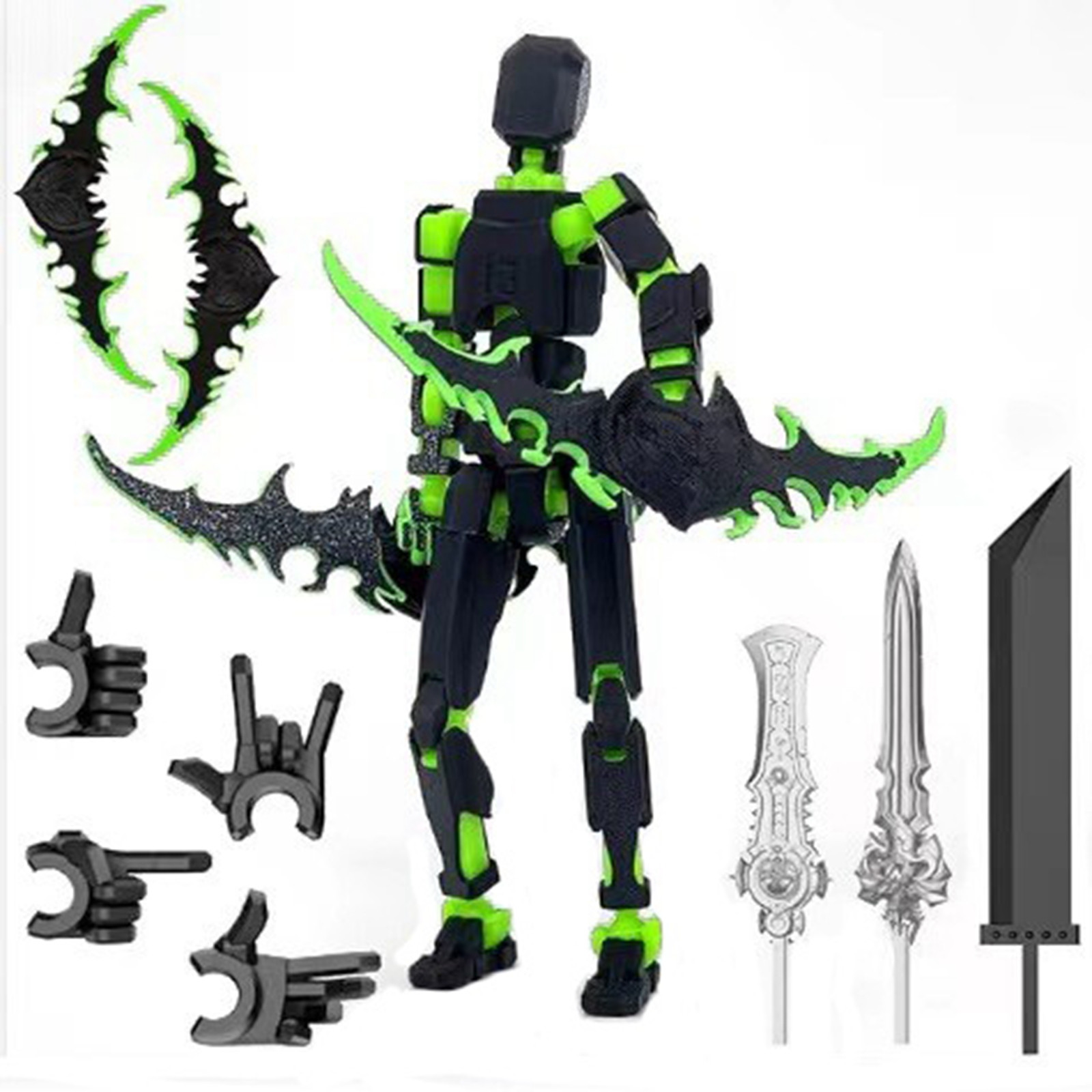 3D Printing Action Figure - 타이탄 13 날개 그림 장난감 럭키