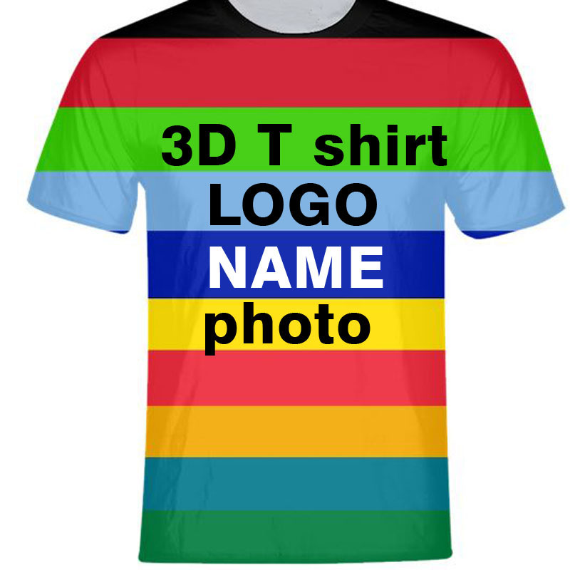 3D Printing Logo - 3D youth t shirt 남성 무료