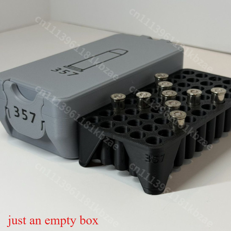 3D Printing Enthusiast - 3D 프린팅된 .357 마그넘 탄환 보관함
