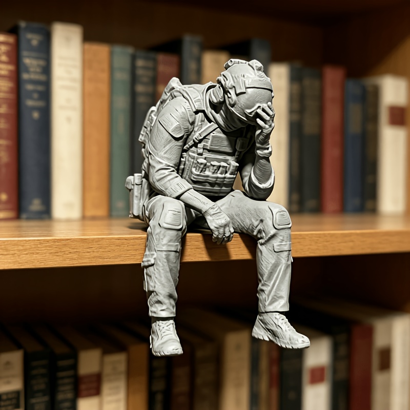 3D 프린팅 미니 좌식 피곤한 병사 모델, 전술 액션  - 3D Printing Action Figure 리뷰 및 가격