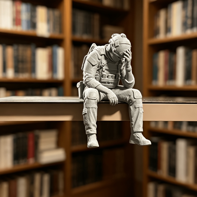 3D 프린팅 미니 좌식 피곤한 병사 모델, 전술 액션  - 3D Printing Action Figure 리뷰 및 가격