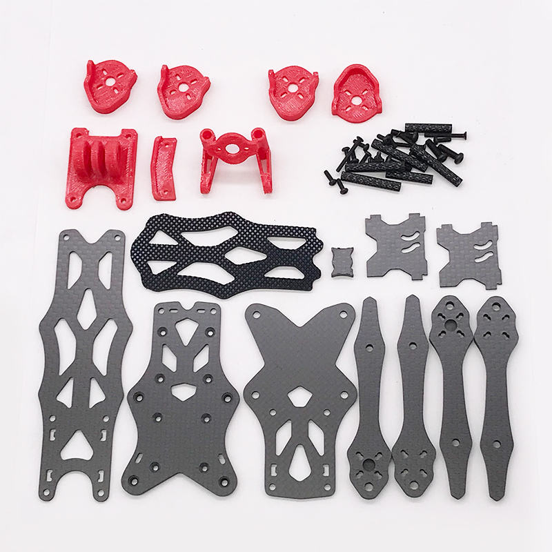 APEX 3 3 인치 147mm 휠베이스 탄소 섬유 프 - 3D Printing Drone 리뷰 및 가격