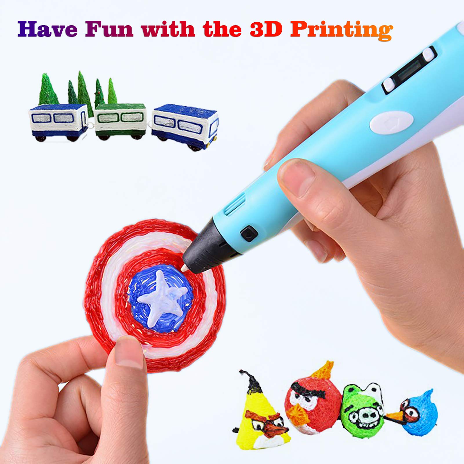 3D 펜 인쇄 직경 1.75mm 200M 용 40/32 - 3D Printing Pen For Kids 리뷰 및 가격