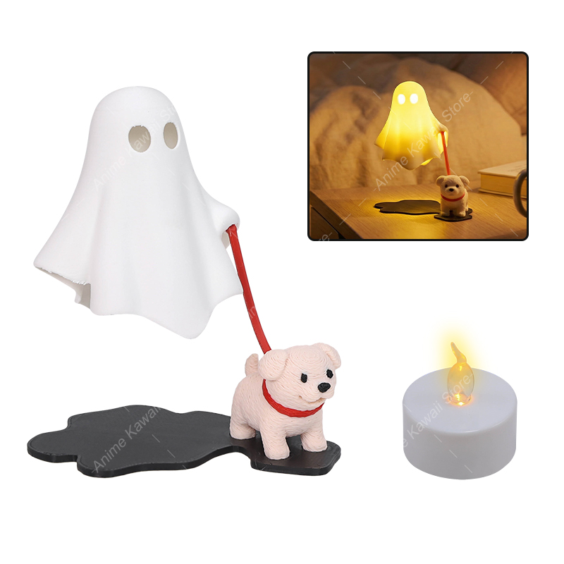 3D 인쇄된 고스트와 개 장식품 피규어 귀여운 만화 개 - 3D Printing Ghosting 리뷰 및 가격