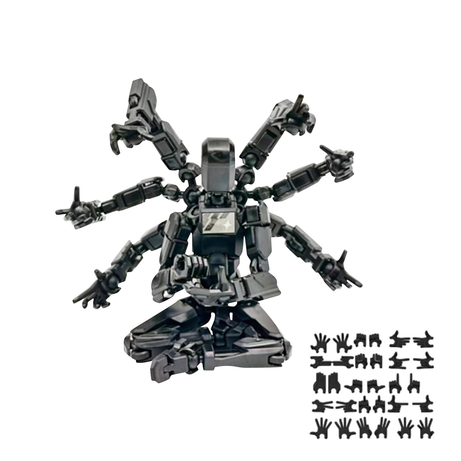다관절 이동식 모양 변경 로봇, 8 날개, 여성 액세서 - 3D Printing Action Figure 리뷰 및 가격