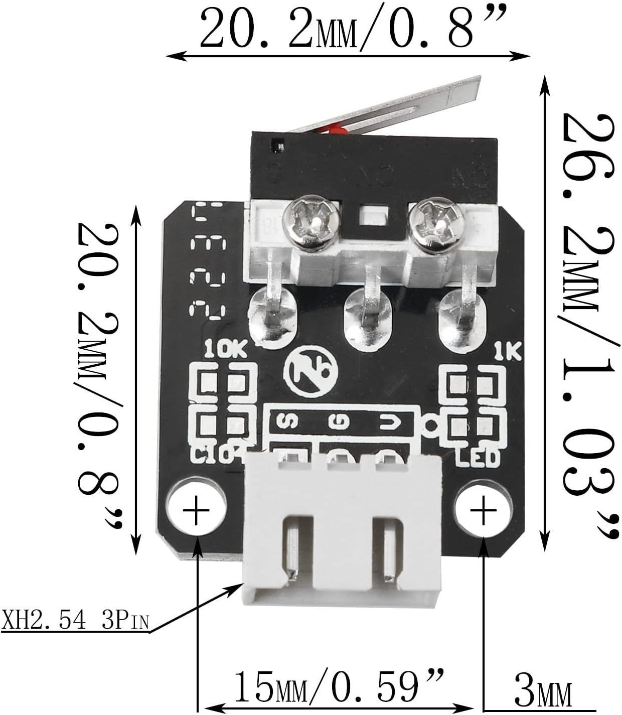크리얼리티 공식 XYZ 축 리미트 스위치 엔드 스톱 1 - Creality Printer Ender 3 리뷰 및 가격