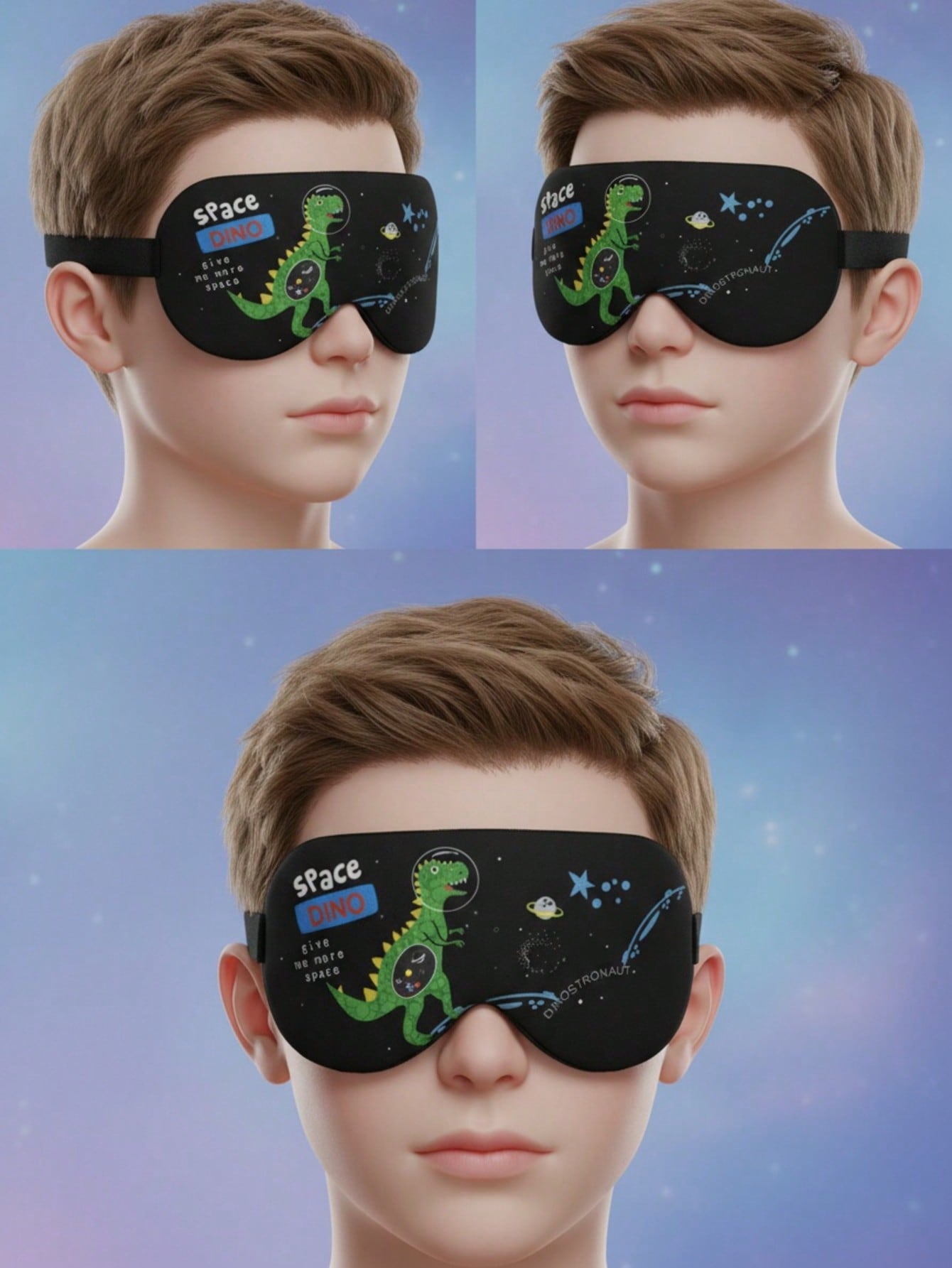 3Pcs 어린이 성인 3D 스테레오 수면 아이 마스크  - 3D Printing Mask 리뷰 및 가격