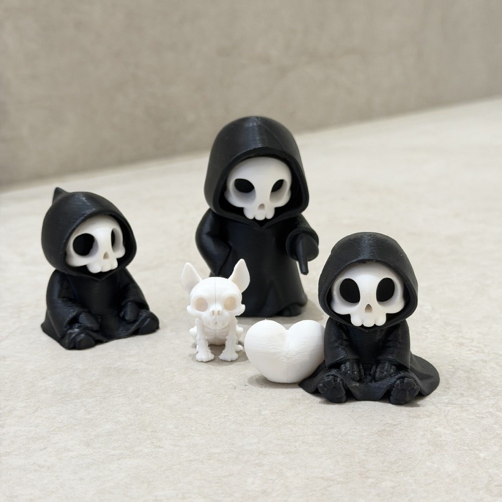 고스트 데스크 스태츄 PLA 해골 피규어 치비 귀여운  - 3D Printing Ghosting 리뷰 및 가격