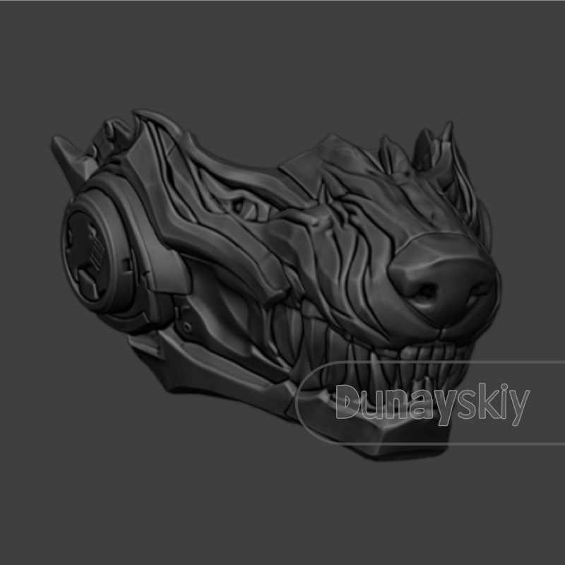 러브 앤 딥스페이스 발코 울프 마스크 코스프레 소품 퍼 - 3D Printing Mask 리뷰 및 가격