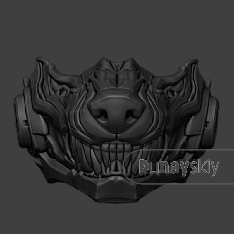 러브 앤 딥스페이스 발코 울프 마스크 코스프레 소품 퍼 - 3D Printing Mask 리뷰 및 가격