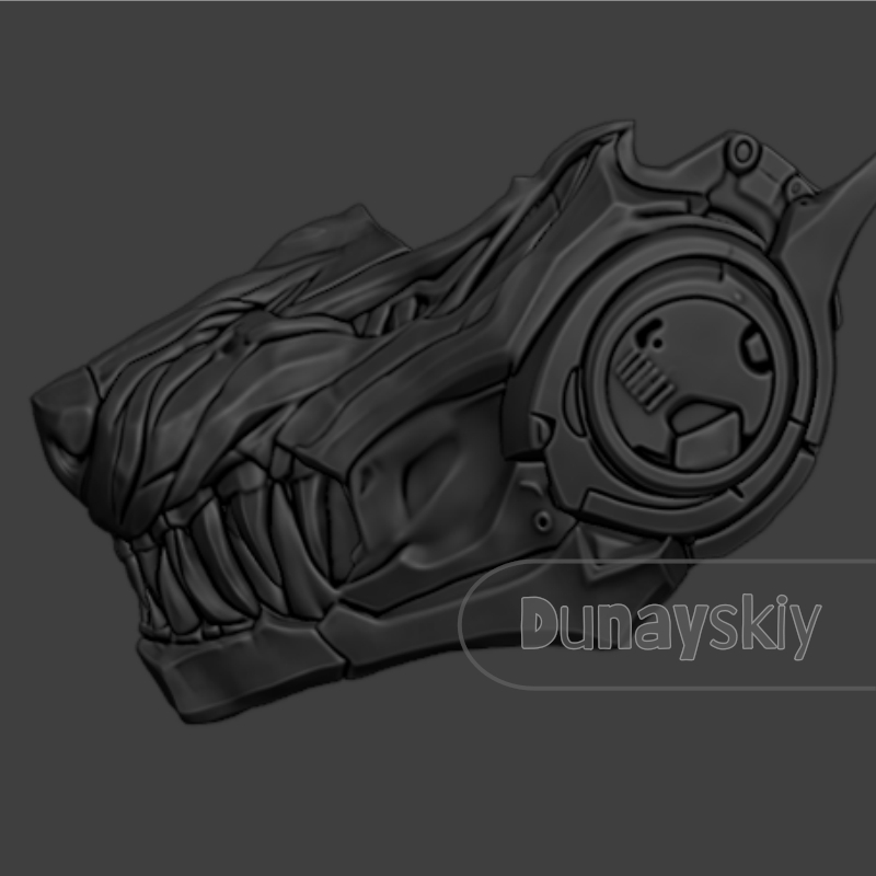 러브 앤 딥스페이스 발코 울프 마스크 코스프레 소품 퍼 - 3D Printing Mask 리뷰 및 가격