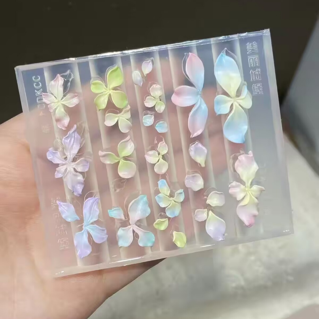 1pc 목련 꽃 뱀 장미 꽃 3D 아크릴 네일 몰드 네 - 3D Printing Template 리뷰 및 가격