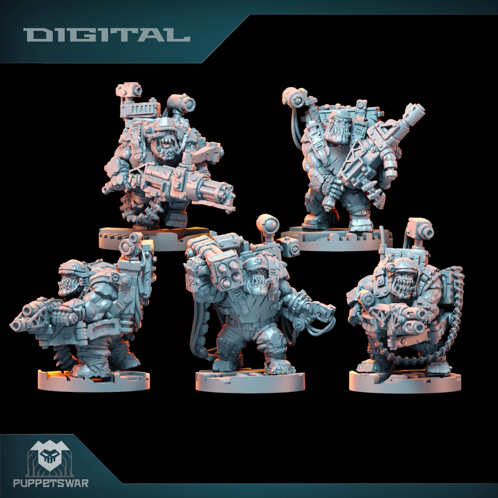 Orc Ultimate Badasses Squad, 녹 - 3D Printing Action Figure 리뷰 및 가격