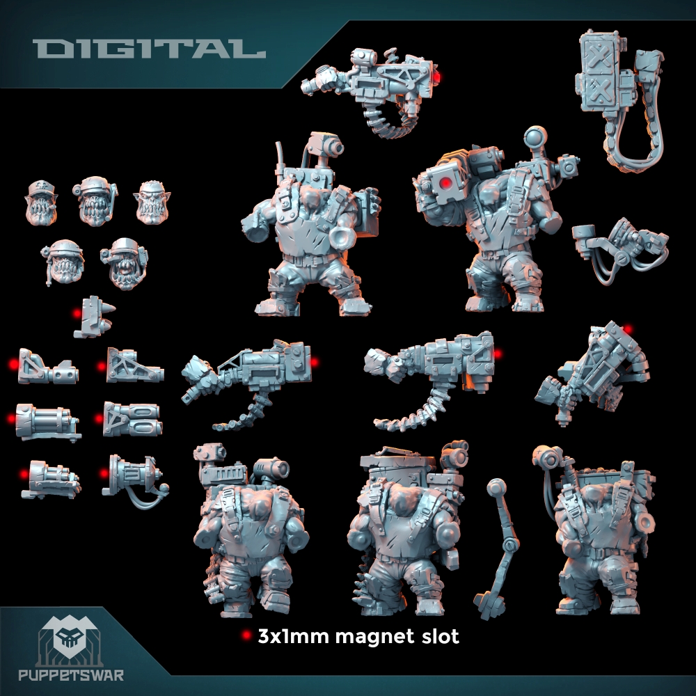 Orc Ultimate Badasses Squad, 녹 - 3D Printing Action Figure 리뷰 및 가격