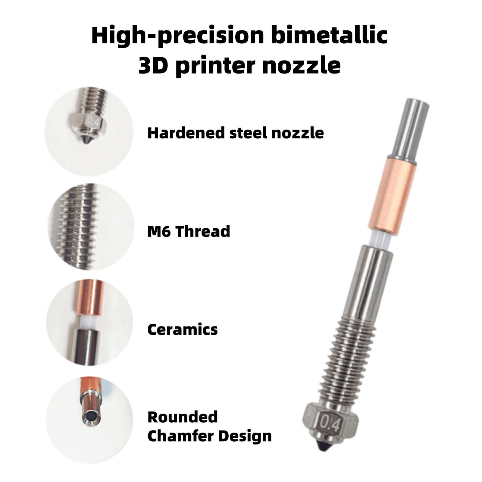 QIDI Plus 4용 바이메탈 노즐 0.2/0.4/0 - 3D Print Removal Tool 리뷰 및 가격