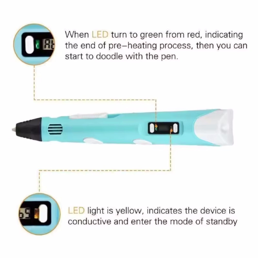 어린이용 3D 펜 3D 프린팅 드로잉 펜 DIY 재미있 - 3D Printing Pen For Kids 리뷰 및 가격