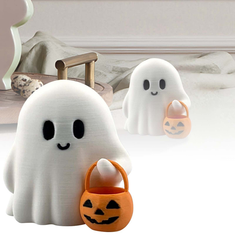 귀여운 작은 할로윈 유령 장식품 2개 세트, 책상 장식 - 3D Printing Ghosting 리뷰 및 가격