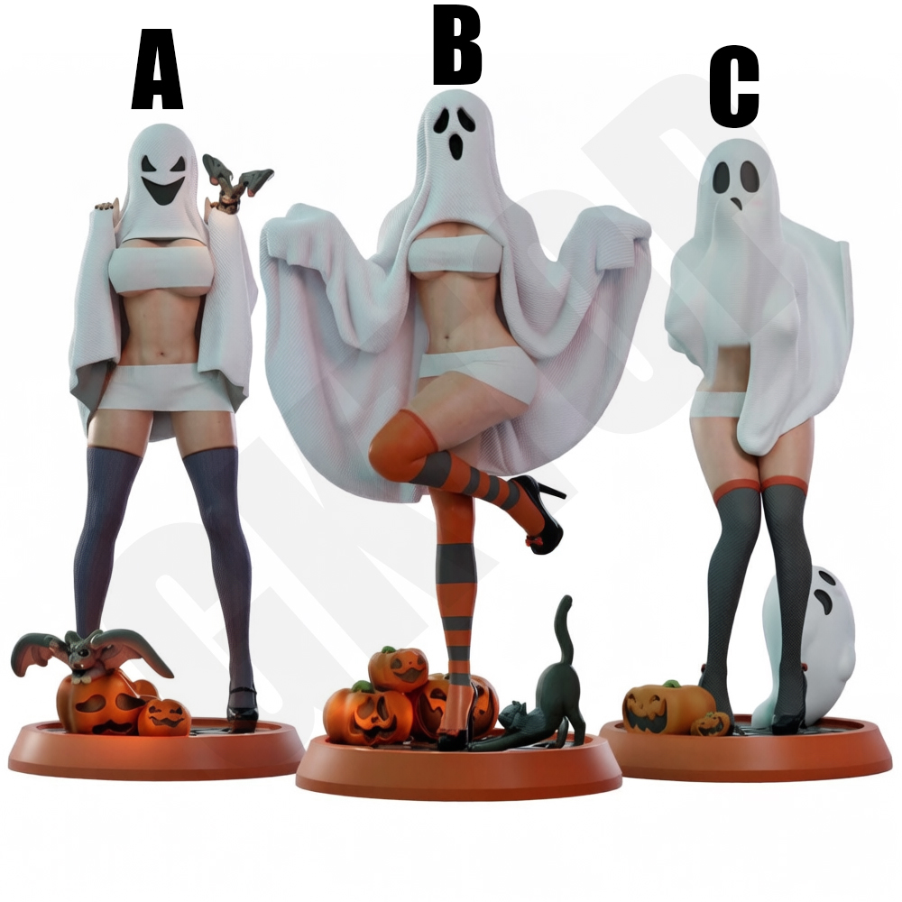 할로윈 고스트 레이디 1/24 스케일 레진 차고 키트  - 3D Printing Ghosting 리뷰 및 가격