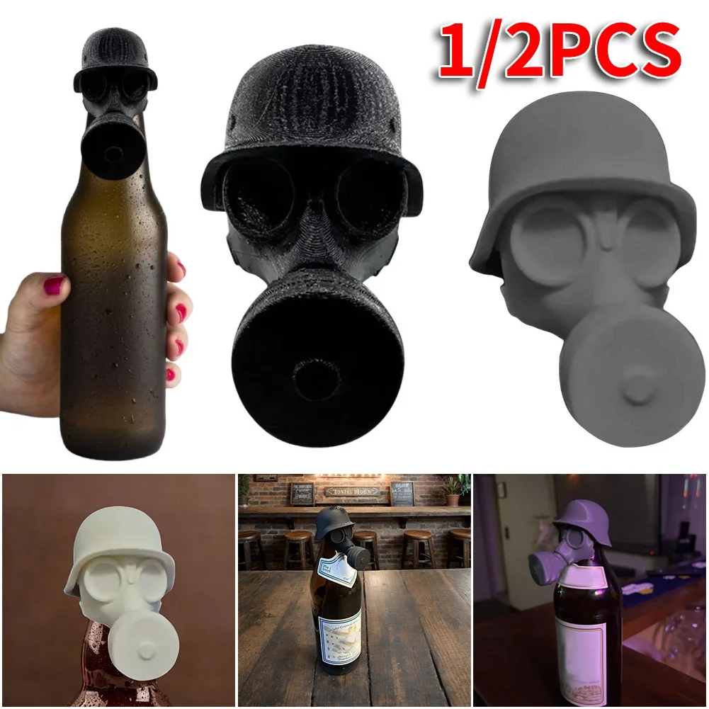1/2PCS 3D 인쇄 가스 마스크 맥주 병 토퍼 주류 - 3D Printing Mask 리뷰 및 가격
