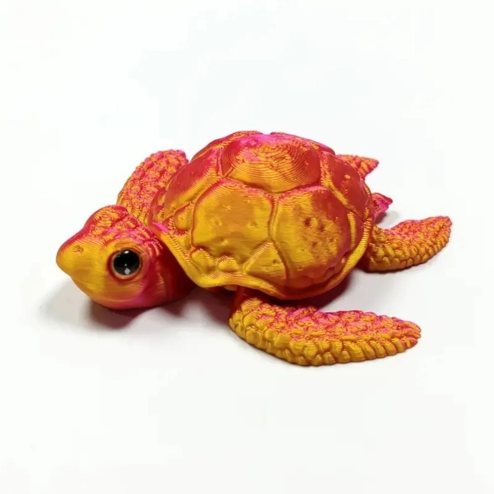 3D 프린팅된 거북이 장식품 PLA 소재 화려하고 귀여 - 3D Printing Action Figure 리뷰 및 가격