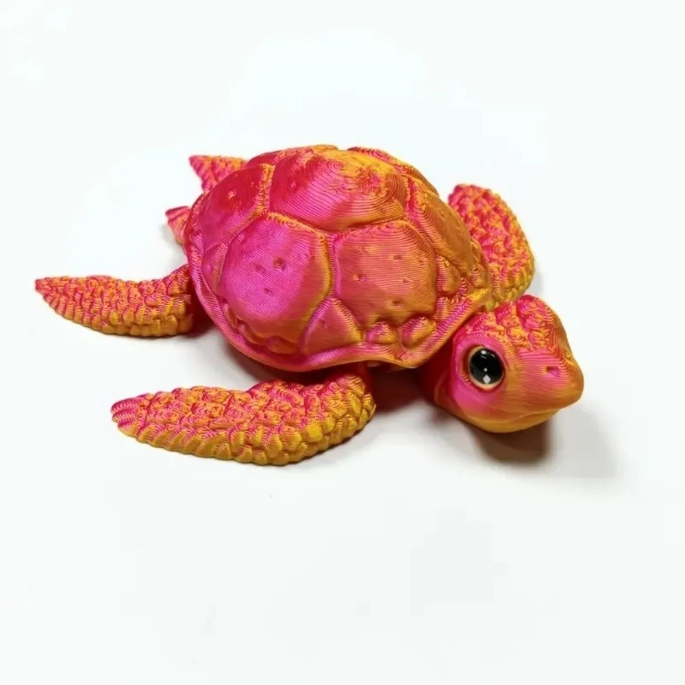 3D 프린팅된 거북이 장식품 PLA 소재 화려하고 귀여 - 3D Printing Action Figure 리뷰 및 가격
