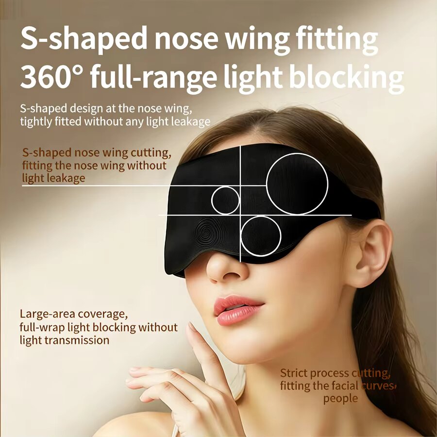 3개입 3D 메모리폼 수면 안대, 부드러운 차광 수면  - 3D Printing Mask 리뷰 및 가격