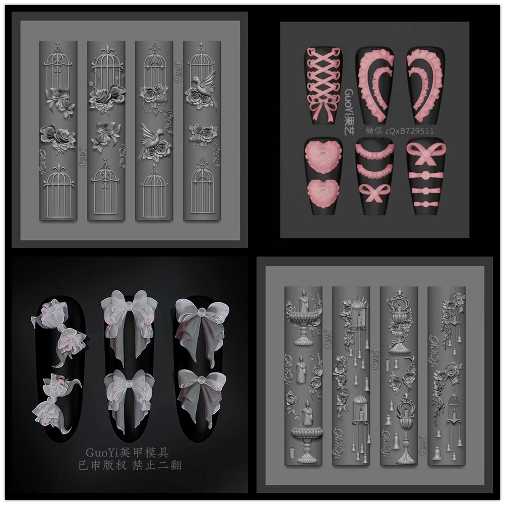 1pc Bowknot Sea  Jellyfish She - 3D Printing Template 리뷰 및 가격