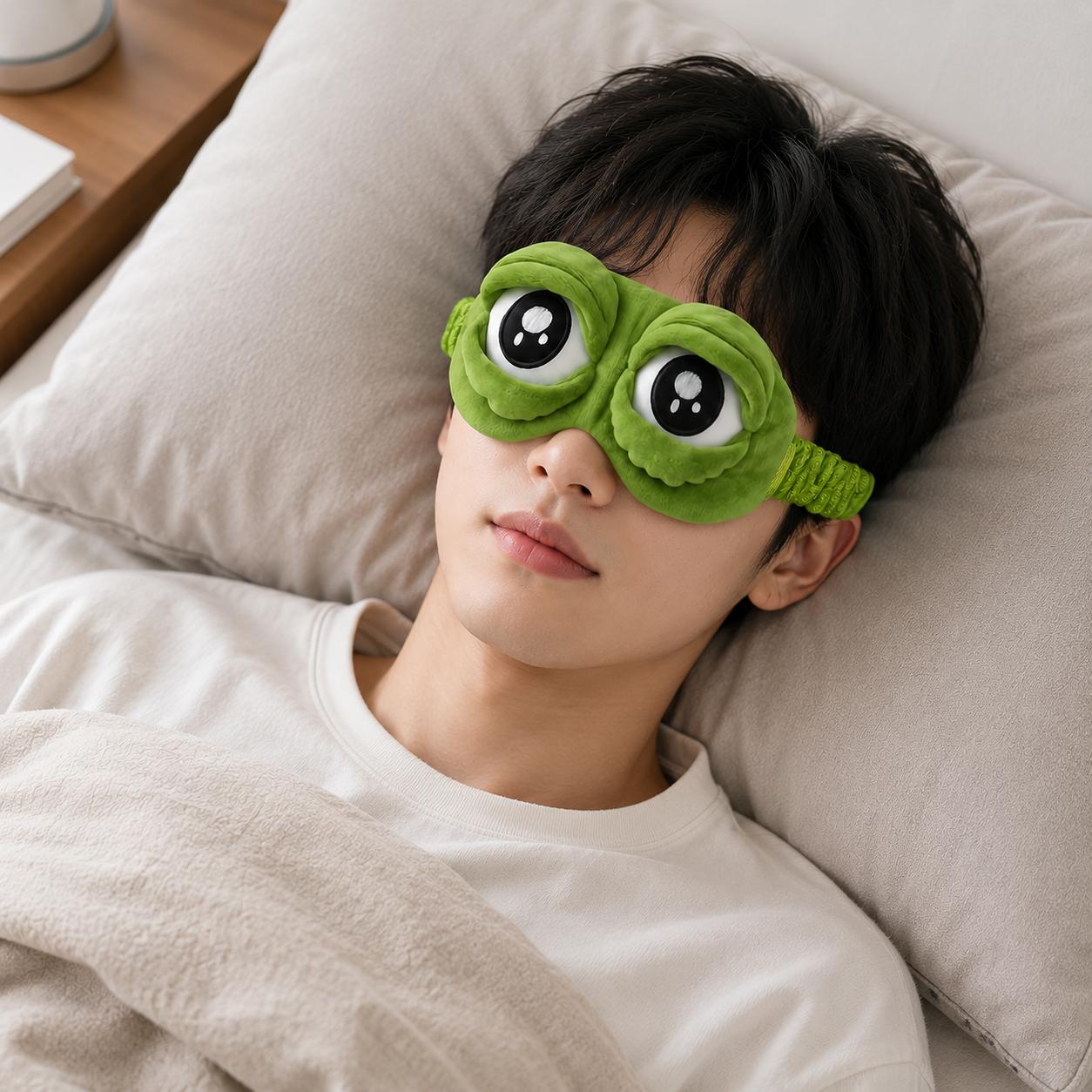 3D 귀여운 개구리 모양 수면 안대, 재미있는 플러시  - 3D Printing Mask 리뷰 및 가격