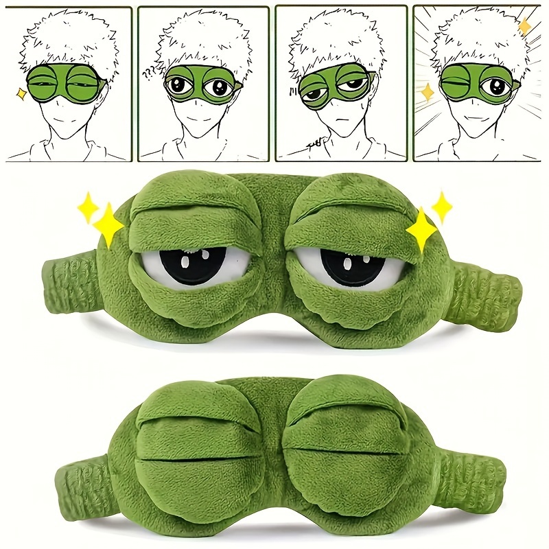 3D 귀여운 개구리 모양 수면 안대, 재미있는 플러시  - 3D Printing Mask 리뷰 및 가격
