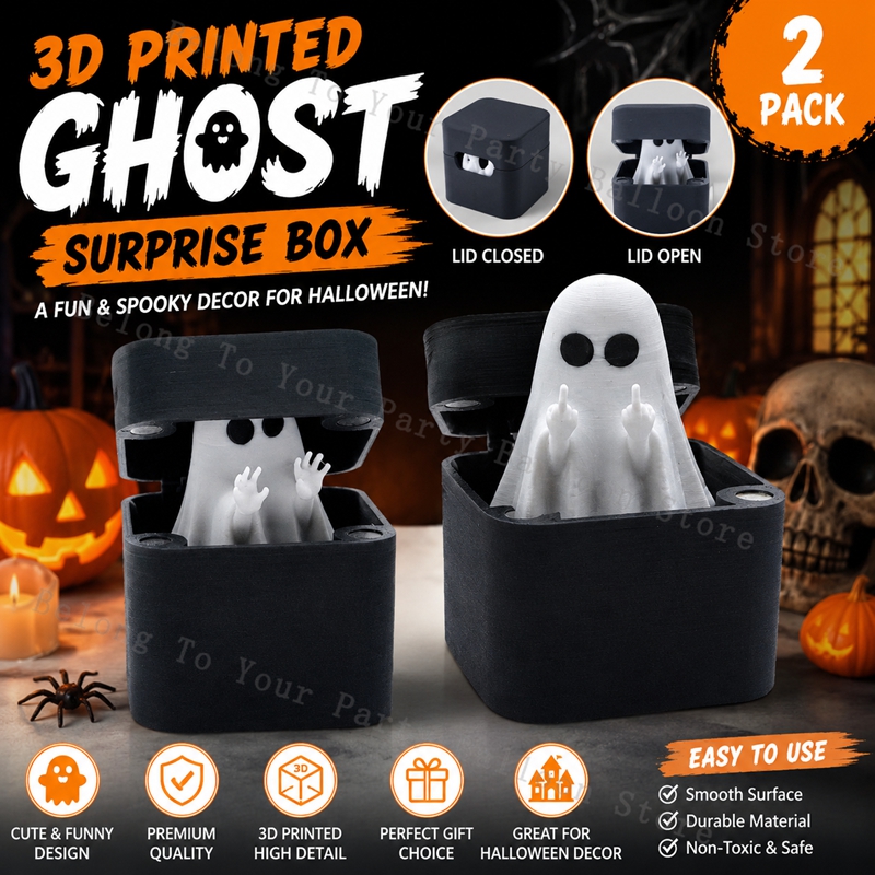 3D 프린팅된 가운데 손가락 유령 서프라이즈 박스 재미 - 3D Printing Ghosting 리뷰 및 가격