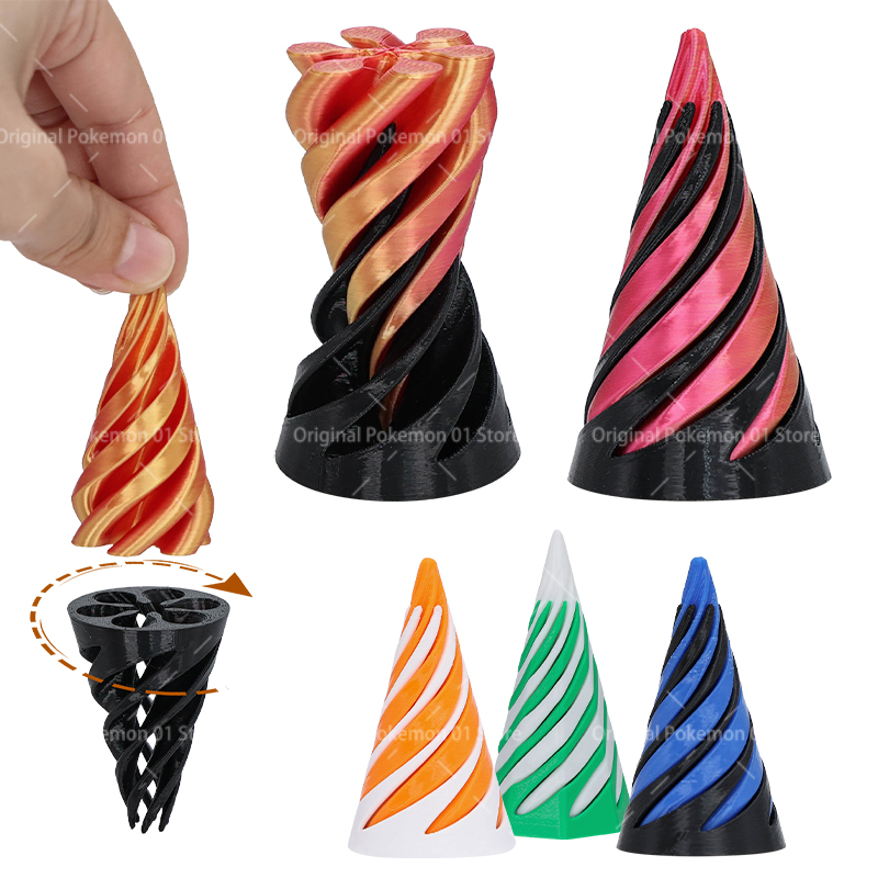 3D 인쇄 나선형 콘 Fidget 장난감 불가능한 피라 - 3D Printing Ghosting 리뷰 및 가격