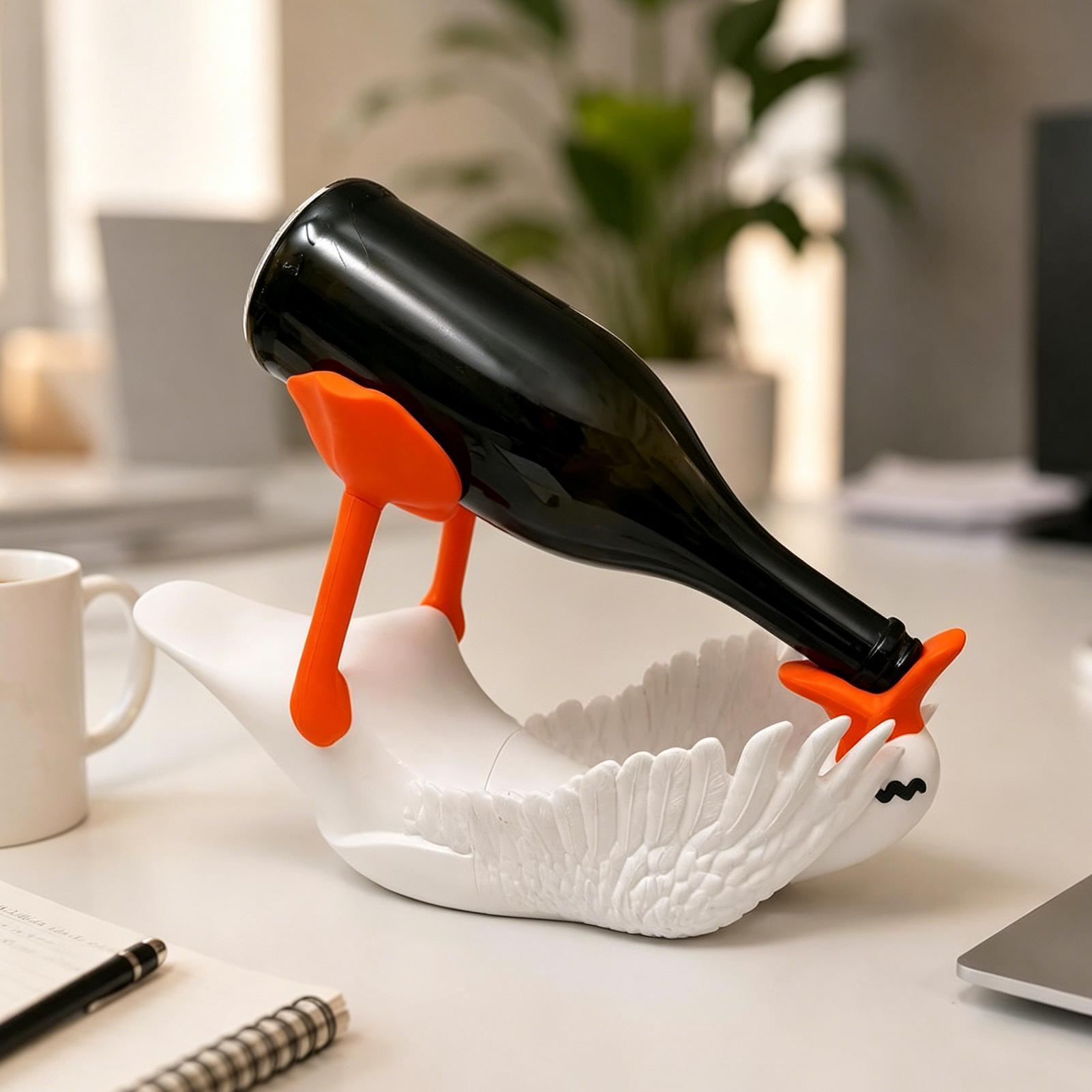 구스 병 홀더 3D 프린팅된 거위 모양 카운터탑 와인  - 3D Printing Enthusiast 리뷰 및 가격