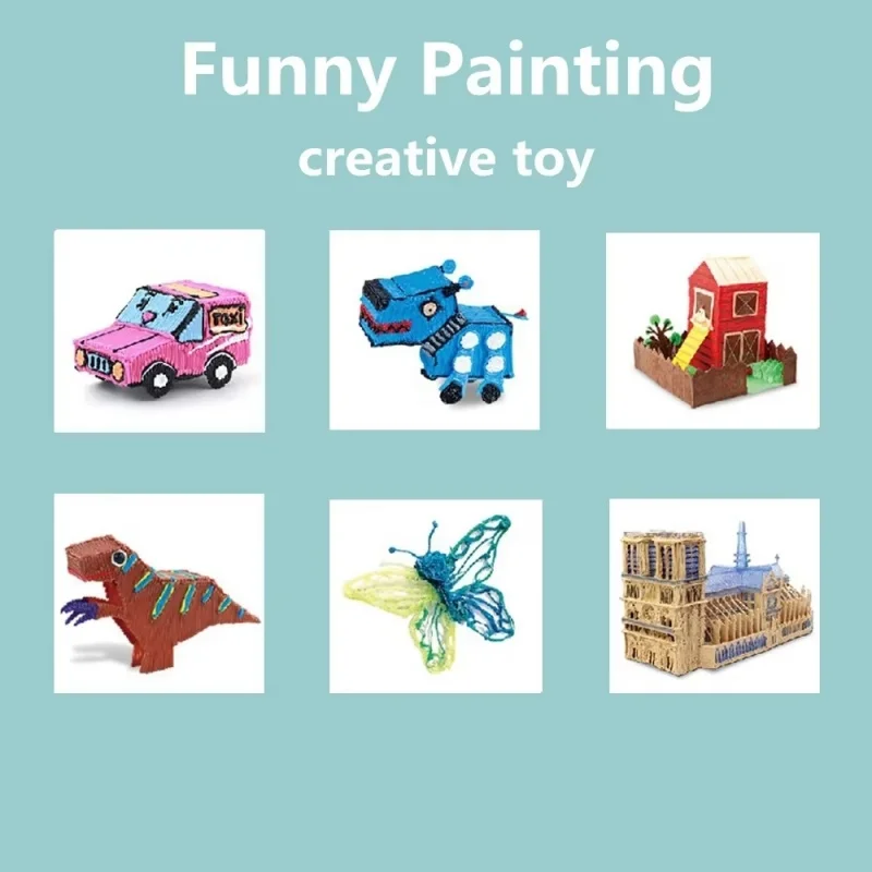 어린이용 3D펜, 창의력 개발 장난감 DIY 3D 프린 - 3D Printing Pen For Kids 리뷰 및 가격
